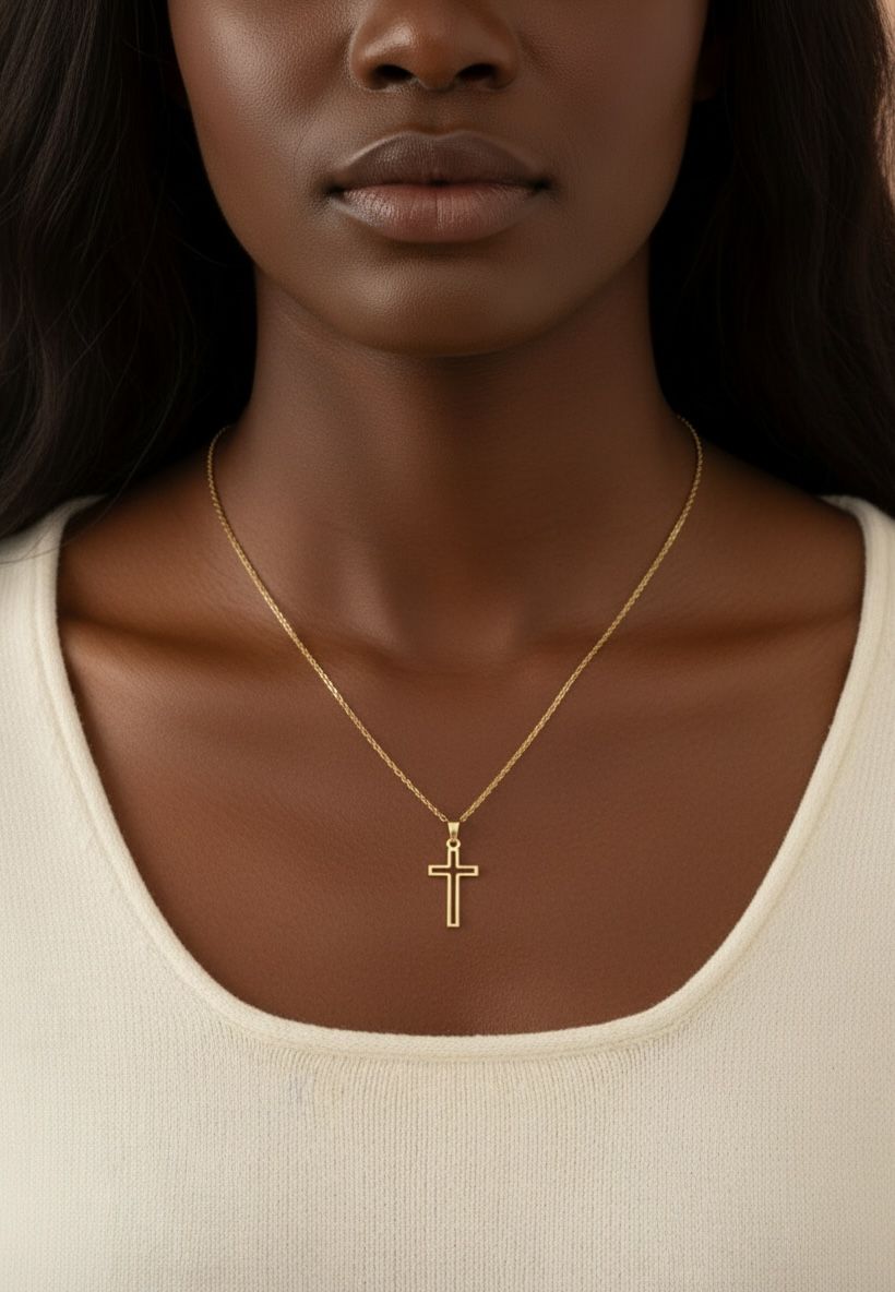 Stainless steel Cross Necklace