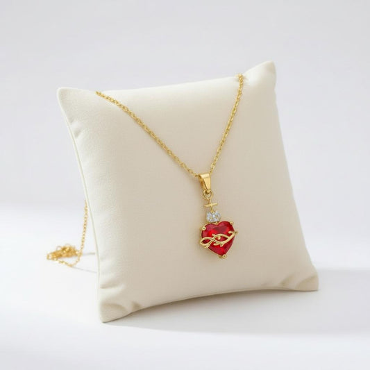 Red Zicronia Necklace