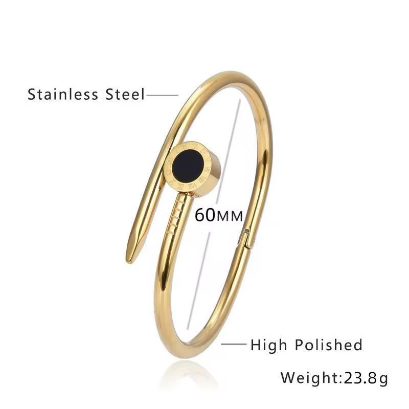 Stainless Roman nail Bangle