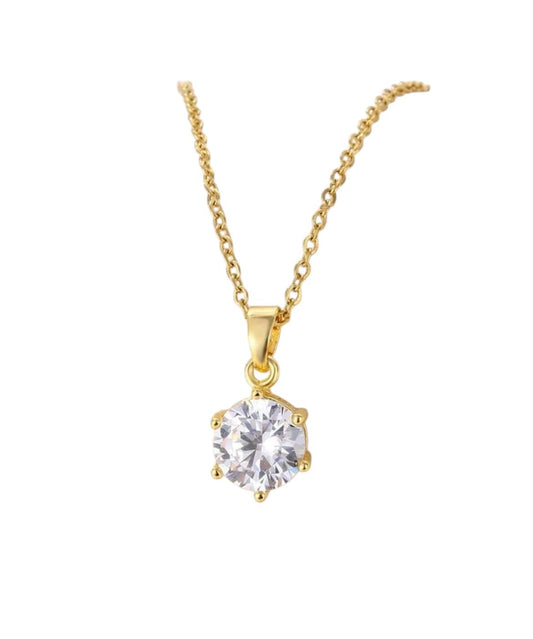 Elegant Stainless Rhinestone necklace