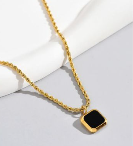 Titanium Zuri Woven Necklace
