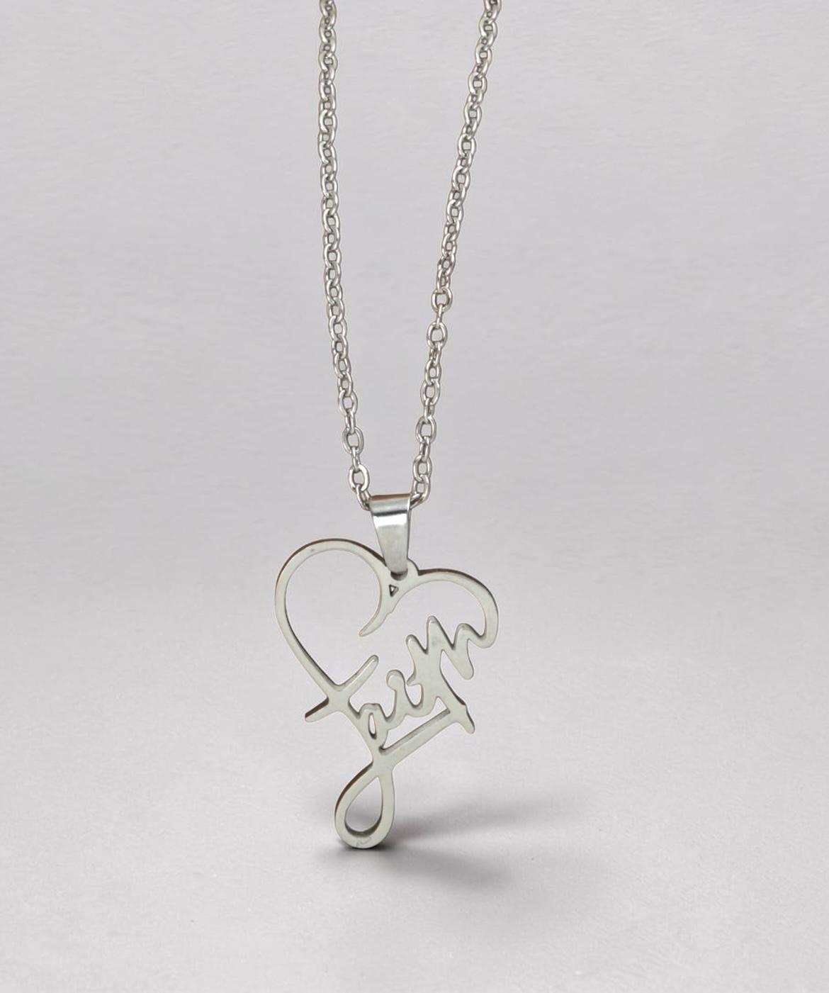 3 piece faith necklace set