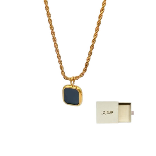 Titanium Zuri Woven Necklace
